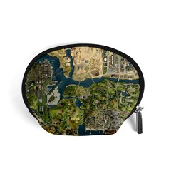 Map Illustration Gta Accessory Pouch (small) by B30l