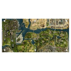 Map Illustration Gta Banner And Sign 6  X 3  by B30l