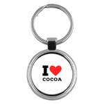 I love cocoa Key Chain (Round) Front