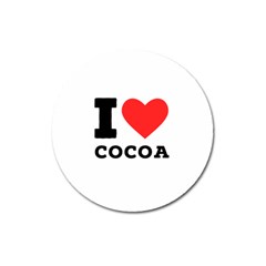 I Love Cocoa Magnet 3  (round) by ilovewhateva