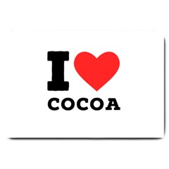 I Love Cocoa Large Doormat by ilovewhateva