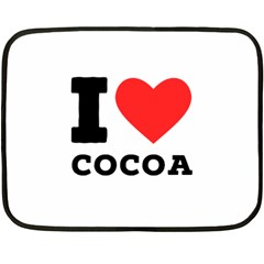 I Love Cocoa Fleece Blanket (mini) by ilovewhateva