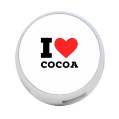 I Love Cocoa 4-port Usb Hub (one Side) by ilovewhateva