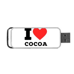 I Love Cocoa Portable Usb Flash (one Side) by ilovewhateva