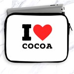 I love cocoa Apple iPad 2/3/4 Zipper Cases Front