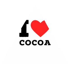 I Love Cocoa Wooden Puzzle Triangle by ilovewhateva