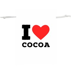 I Love Cocoa Lightweight Drawstring Pouch (xl) by ilovewhateva