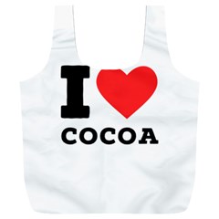 I Love Cocoa Full Print Recycle Bag (xxxl) by ilovewhateva