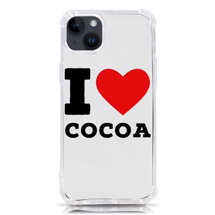 I love cocoa iPhone 14 Plus TPU UV Print Case