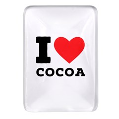 I Love Cocoa Rectangular Glass Fridge Magnet (4 Pack) by ilovewhateva