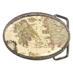 Map Of Greece Archipelago Belt Buckles by B30l