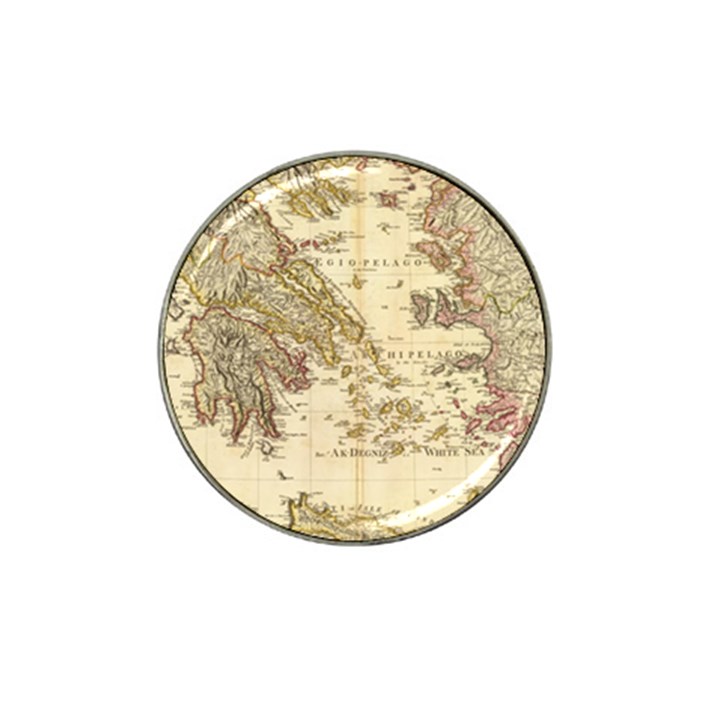 Map Of Greece Archipelago Hat Clip Ball Marker