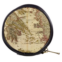 Map Of Greece Archipelago Mini Makeup Bag by B30l