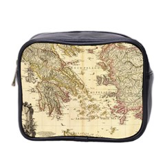 Map Of Greece Archipelago Mini Toiletries Bag (two Sides) by B30l