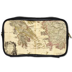 Map Of Greece Archipelago Toiletries Bag (two Sides) by B30l