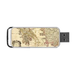 Map Of Greece Archipelago Portable Usb Flash (one Side) by B30l