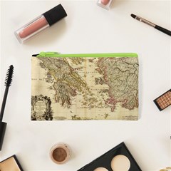 Map Of Greece Archipelago Cosmetic Bag (xs) by B30l