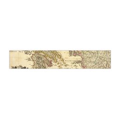 Map Of Greece Archipelago Premium Plush Fleece Scarf (mini) by B30l