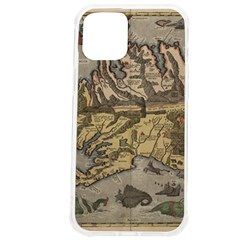 Iceland Cartography Map Renaissance Iphone 12 Pro Max Tpu Uv Print Case by B30l