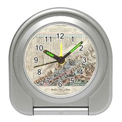 Mountain View Mountain Top Infographics Map Travel Alarm Clock