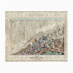 Mountain View Mountain Top Infographics Map Small Glasses Cloth