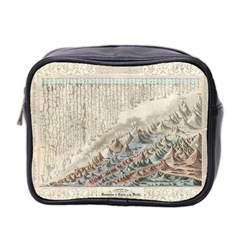 Mountain View Mountain Top Infographics Map Mini Toiletries Bag (two Sides)