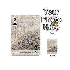 Mountain View Mountain Top Infographics Map Playing Cards 54 Designs (mini)