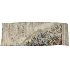 Mountain View Mountain Top Infographics Map Body Pillow Case (dakimakura)