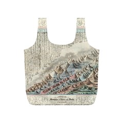 Mountain View Mountain Top Infographics Map Full Print Recycle Bag (s) by B30l