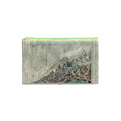 Mountain View Mountain Top Infographics Map Cosmetic Bag (xs)