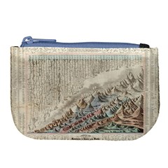 Mountain View Mountain Top Infographics Map Large Coin Purse by B30l