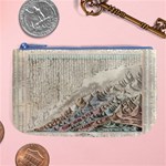 Mountain View Mountain Top Infographics Map Large Coin Purse Front