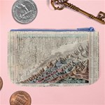 Mountain View Mountain Top Infographics Map Large Coin Purse Back