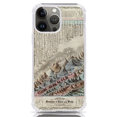 Mountain View Mountain Top Infographics Map Iphone 13 Pro Max Tpu Uv Print Case by B30l