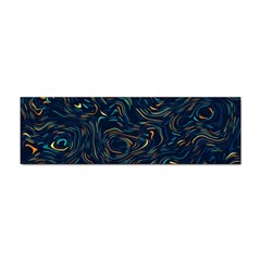 Colorful Abstract Pattern Creative Colorful Line Linear Background Sticker (bumper) by B30l