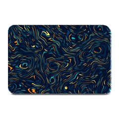 Colorful Abstract Pattern Creative Colorful Line Linear Background Plate Mats by B30l