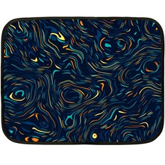 Colorful Abstract Pattern Creative Colorful Line Linear Background Fleece Blanket (mini) by B30l