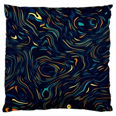 Colorful Abstract Pattern Creative Colorful Line Linear Background Large Cushion Case (two Sides) by B30l