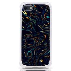 Colorful Abstract Pattern Creative Colorful Line Linear Background Iphone Se by B30l