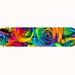 Colorful Roses Bouquet Rainbow Large Bar Mat by B30l