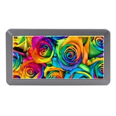 Colorful Roses Bouquet Rainbow Memory Card Reader (mini) by B30l