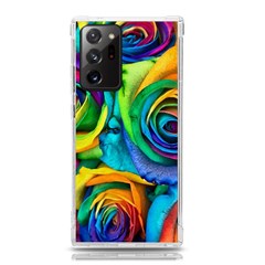 Colorful Roses Bouquet Rainbow Samsung Galaxy Note 20 Ultra Tpu Uv Case by B30l