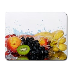 Variety Of Fruit Water Berry Food Splash Kiwi Grape Small Mousepad by B30l