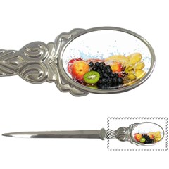 Variety Of Fruit Water Berry Food Splash Kiwi Grape Letter Opener by B30l