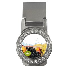 Variety Of Fruit Water Berry Food Splash Kiwi Grape Money Clips (cz)  by B30l