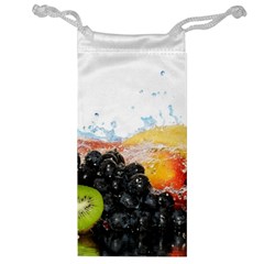 Variety Of Fruit Water Berry Food Splash Kiwi Grape Jewelry Bag by B30l