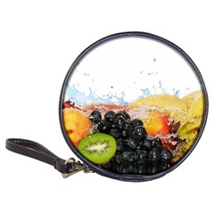 Variety Of Fruit Water Berry Food Splash Kiwi Grape Classic 20-cd Wallets by B30l