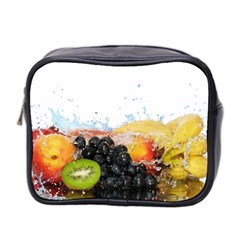 Variety Of Fruit Water Berry Food Splash Kiwi Grape Mini Toiletries Bag (two Sides) by B30l