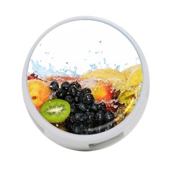 Variety Of Fruit Water Berry Food Splash Kiwi Grape 4-port Usb Hub (one Side) by B30l