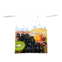 Variety Of Fruit Water Berry Food Splash Kiwi Grape Lightweight Drawstring Pouch (s) by B30l